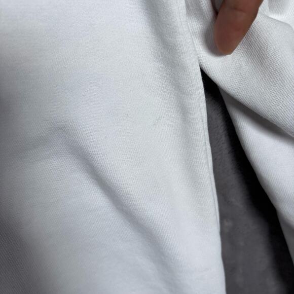 AAPE Universe Crewneck Sweater White Red Logo Size M - Picture 13 of 13